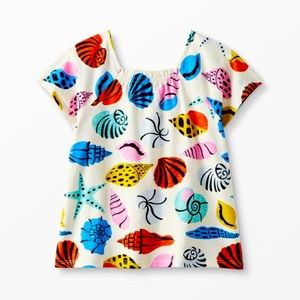 Hanna Andersson shell tshirt size 85/2T